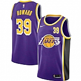 Lakers 39 Dwight Howard Purple 2020-2021 New City Edition Nike Swingman Jersey Dyin